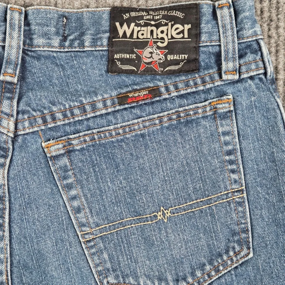 Wrangler PBR Professional Bull Riders Jeans Mens 30x32 Blue Straight Leg 26PBRDD